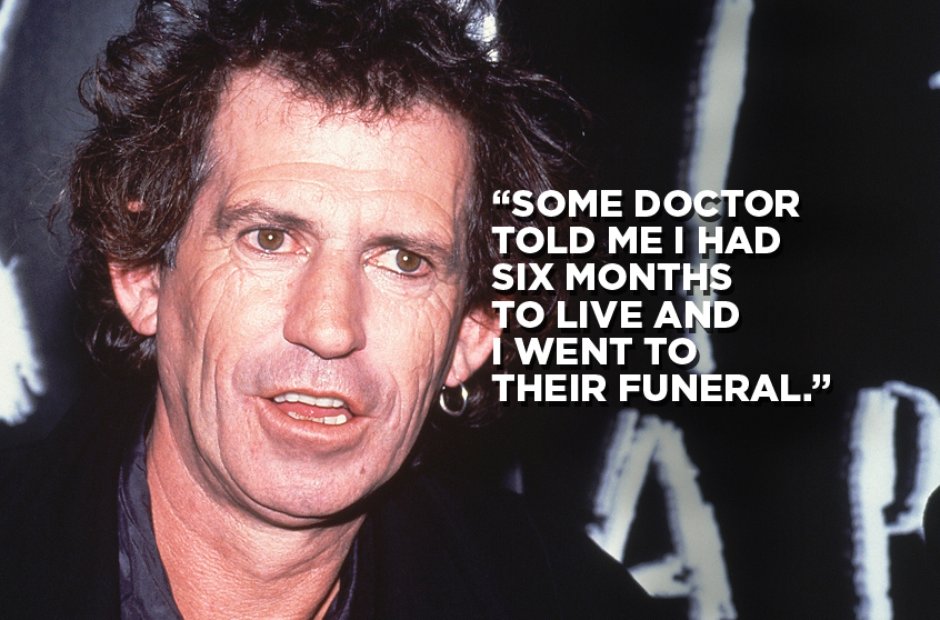 "Some Things Get Better With Age. Like Me." Keith Richards' Greatest